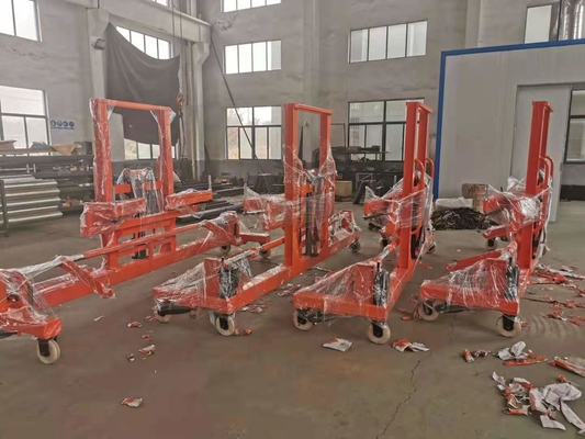 0.25kw Hydraulic Warp Beam Trolley Textile Industry Beam Transport Trolley