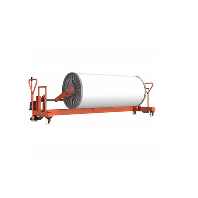 Hydraulic Weaving Warp Beam Trolley 400mm High Capacity Carrying