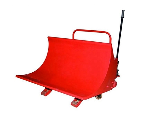 Cradle Type Fabric Cloth Roll Trolley Stacking Hydraulic Textile Trolley Manufacturers