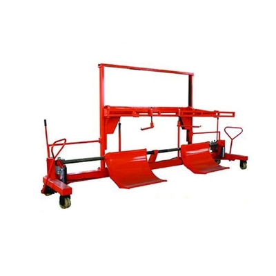 Textile Beam Gating Trolley Warp Beam Handling System Twin Hydraulic Beam Lifter