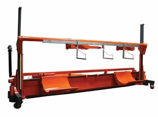 Textile Beam Gating Trolley Warp Beam Handling System Twin Hydraulic Beam Lifter