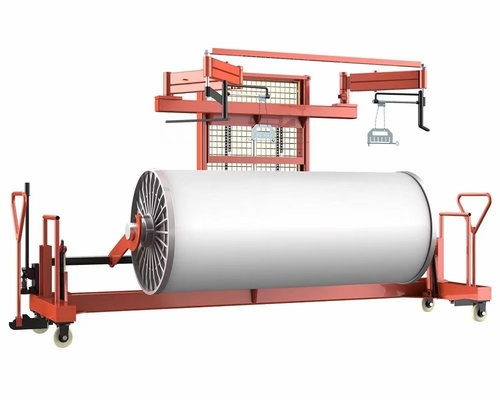 High Duty Steel Hydraulic Heald Frame Warp Beam Trolley Lift
