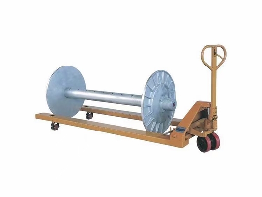 High Lift Hydraulic Beam Trolley Truck Textile Transform Heavy Duty Roll Doffing