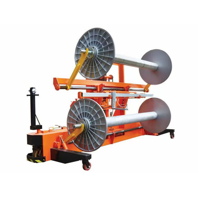Manual Hydraulic Warp Beam Trolley Empty Upper And Bottom Beams Carried Together