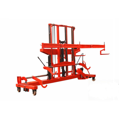 Manual Hydraulic Warp Beam Trolley Empty Upper And Bottom Beams Carried Together