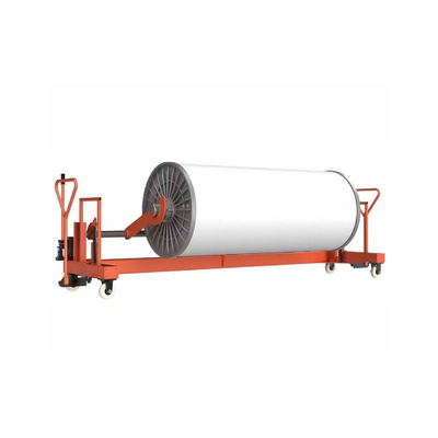 Customized Manual Warp beam trolley Hydraul Transport cart