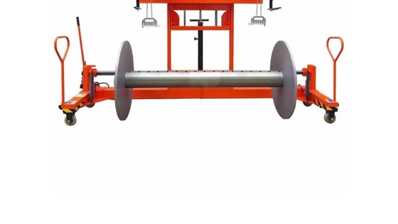 Classic Hydraulic Textile Heald Frame warp beam trolley hydraul transport cart