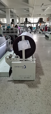 Narrow Fabric Roll Winding Machine Rewinding Doffing Device