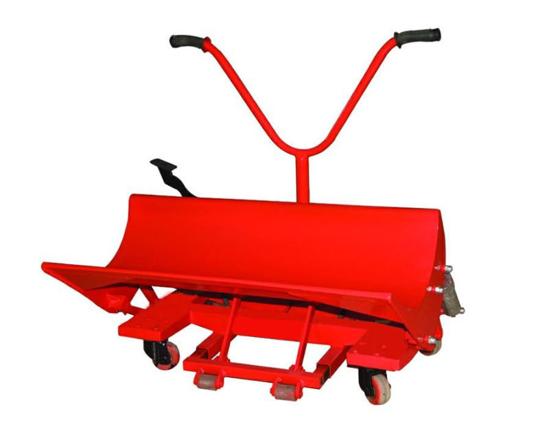 500mm Hydraulic Cloth Roll Doffing Trolley For Transport