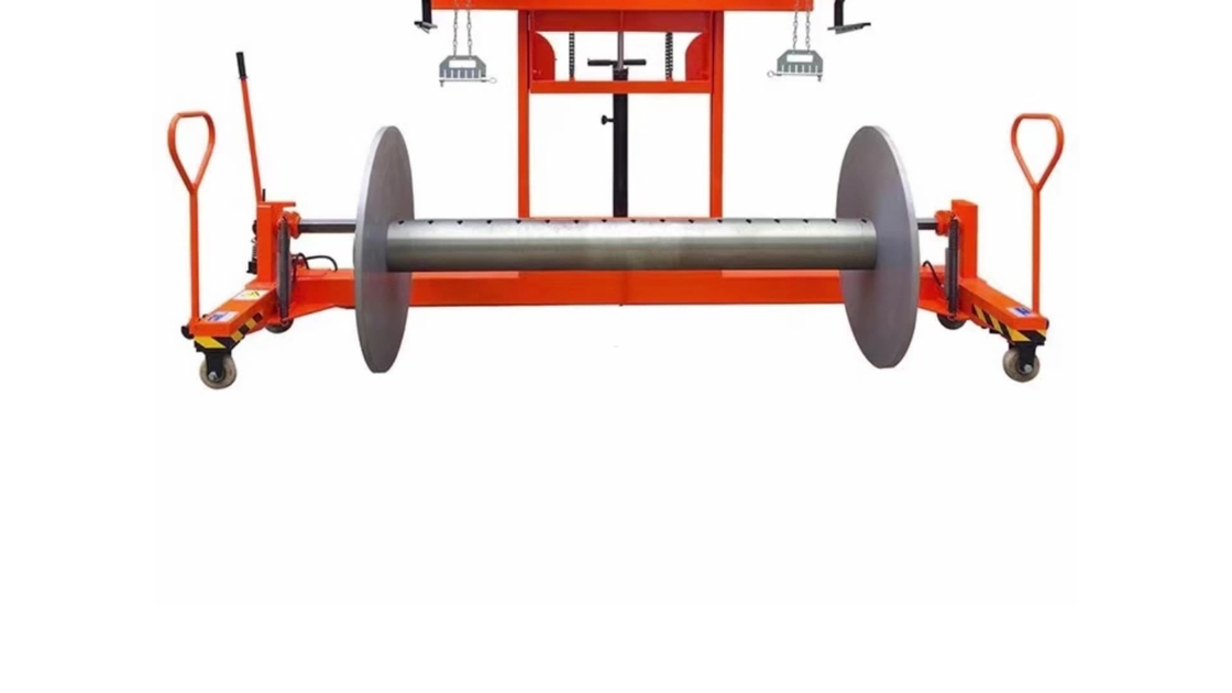 Classic Hydraulic Textile Heald Frame warp beam trolley hydraul transport cart